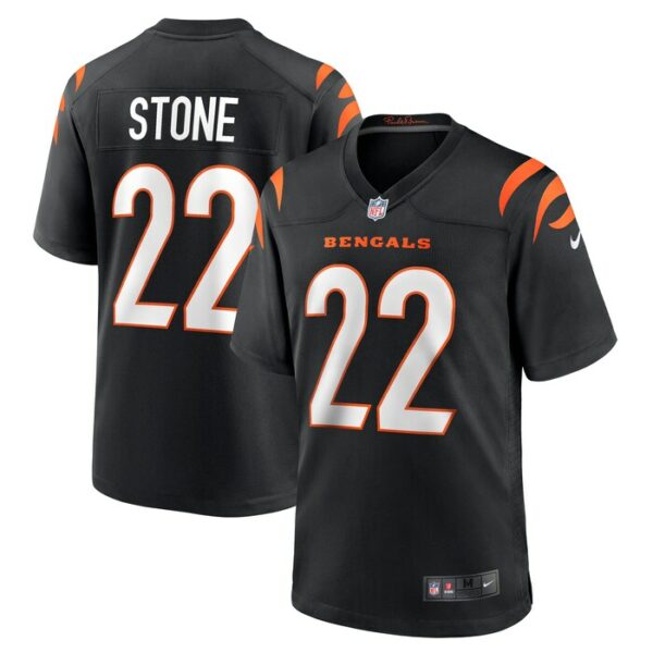 Geno Stone Cincinnati Bengals Nike Game Jersey -  Black