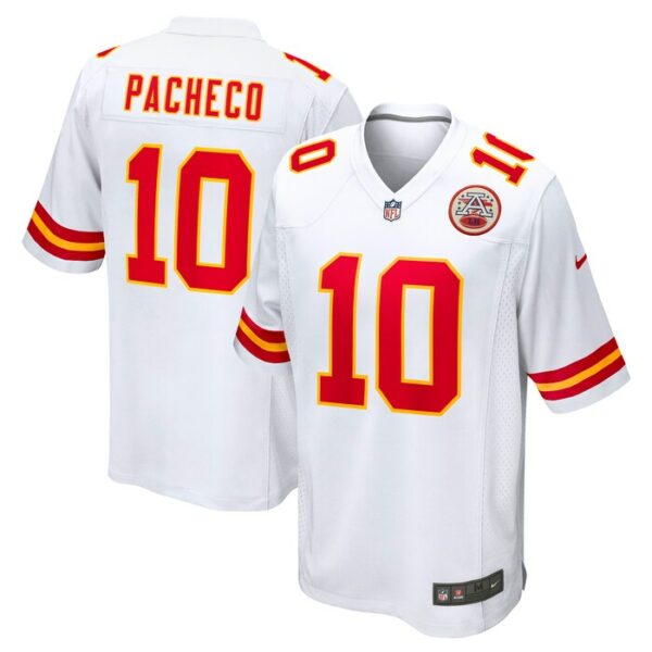 Isiah Pacheco Kansas City Chiefs Nike Away Game Player Jersey - White