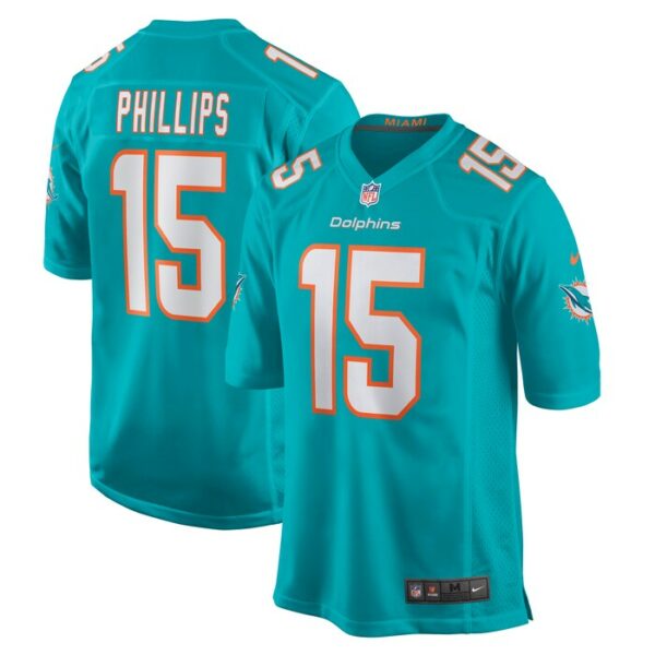 Jaelan Phillips Miami Dolphins Nike Game Player Jersey - Aqua