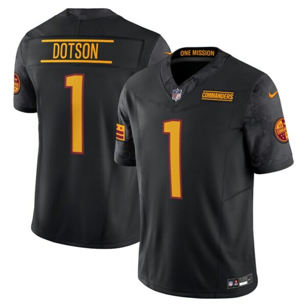 Jahan Dotson Washington Commanders Nike Alternate Vapor F.U.S.E. Limited Jersey - Black