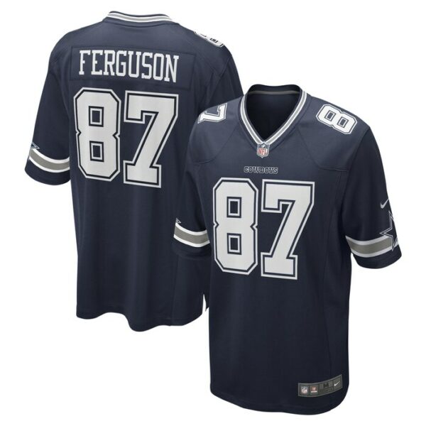 Jake Ferguson Dallas Cowboys Nike Game Jersey - Navy