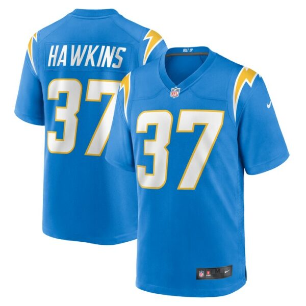 Jaylinn Hawkins Los Angeles Chargers Nike  Game Jersey -  Powder Blue