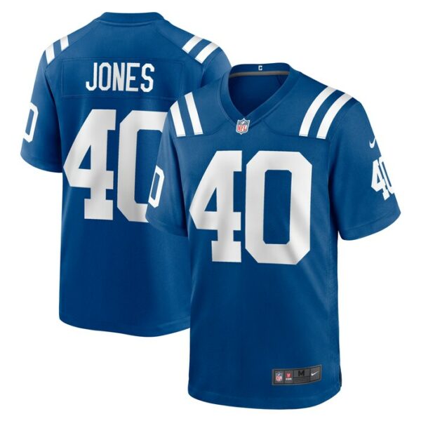 Jaylon Jones Indianapolis Colts Nike Team Game Jersey -  Royal