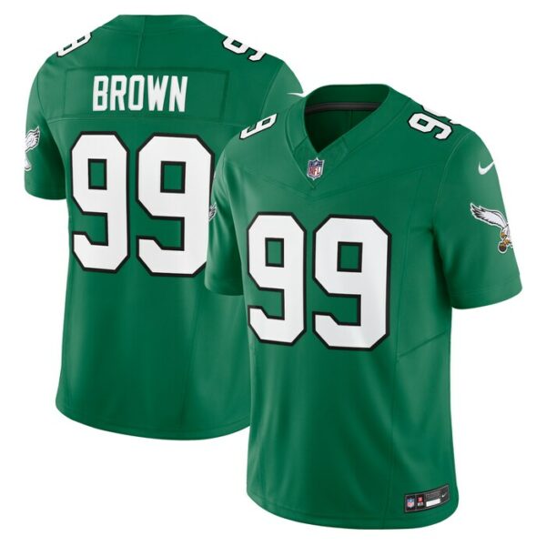 Jerome Brown Philadelphia Eagles Nike Alternate Vapor F.U.S.E. Limited Jersey - Kelly Green