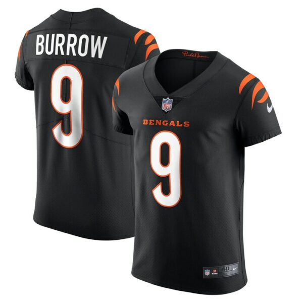 Joe Burrow Cincinnati Bengals Nike Vapor Elite Jersey - Black