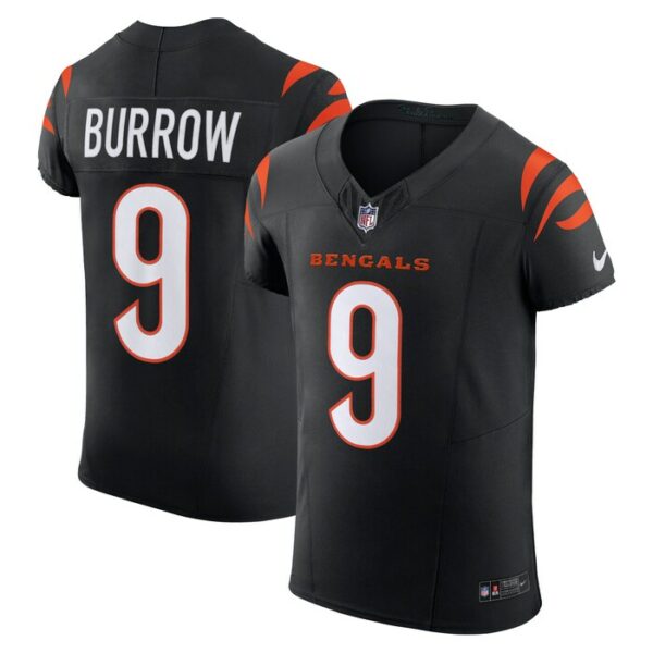 Joe Burrow Cincinnati Bengals Nike Vapor F.U.S.E. Elite Jersey - Black