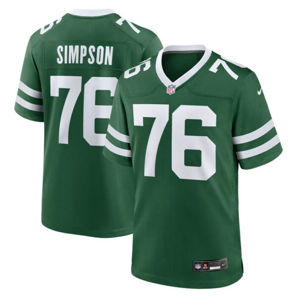 John Simpson New York Jets Nike Game Jersey - Legacy Green