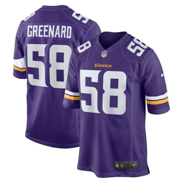 Jonathan Greenard Minnesota Vikings Nike Team Game Jersey -  Purple