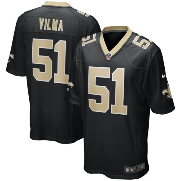 Jonathan Vilma New Orleans Saints Nike Game Retired Player Jersey - Black