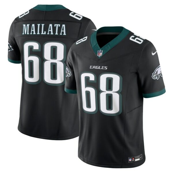 Jordan Mailata Philadelphia Eagles Nike Alternate Vapor F.U.S.E. Limited Jersey - Black