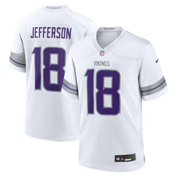 Justin Jefferson Minnesota Vikings Nike Alternate Game Player Jersey - White