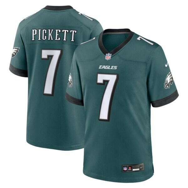 Kenny Pickett Philadelphia Eagles Nike Game Jersey - Midnight Green