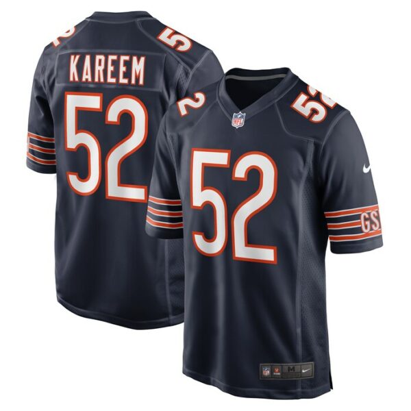 Khalid Kareem Chicago Bears Nike Team Game Jersey -  Navy