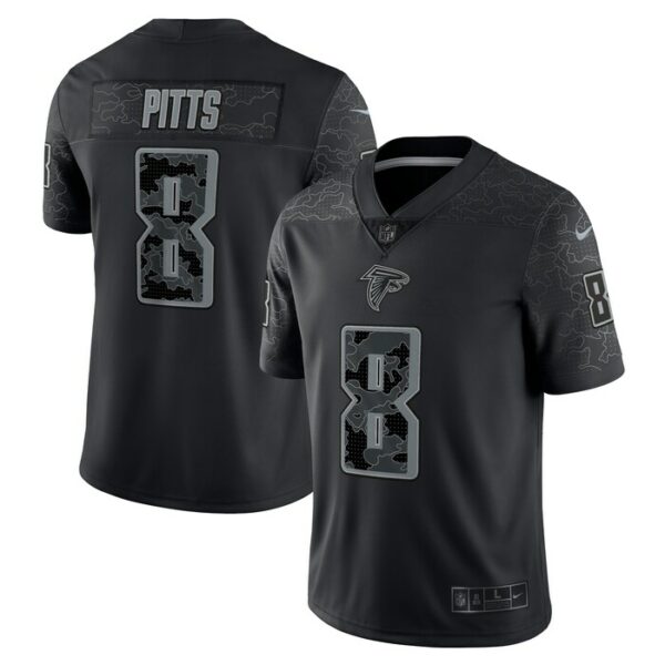 Kyle Pitts Atlanta Falcons Nike RFLCTV Limited Jersey - Black