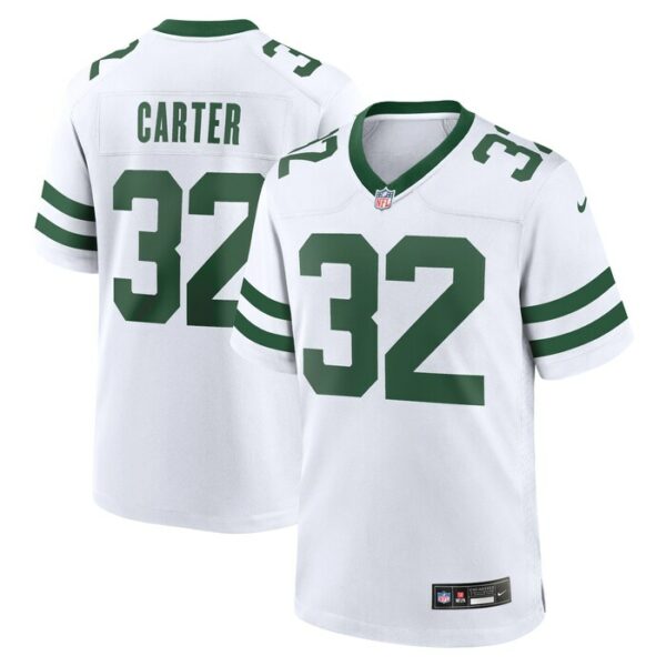 Michael Carter New York Jets Nike Game Jersey - Legacy White