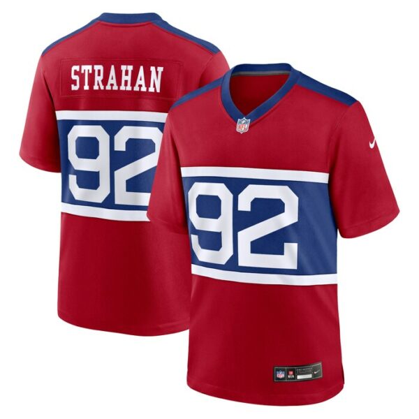 Michael Strahan New York Giants Nike Alternate Retired Player Game Jersey - Century Red