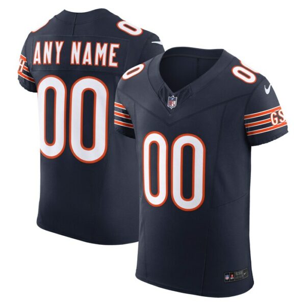 Chicago Bears Nike Vapor F.U.S.E. Elite Custom Jersey - Navy