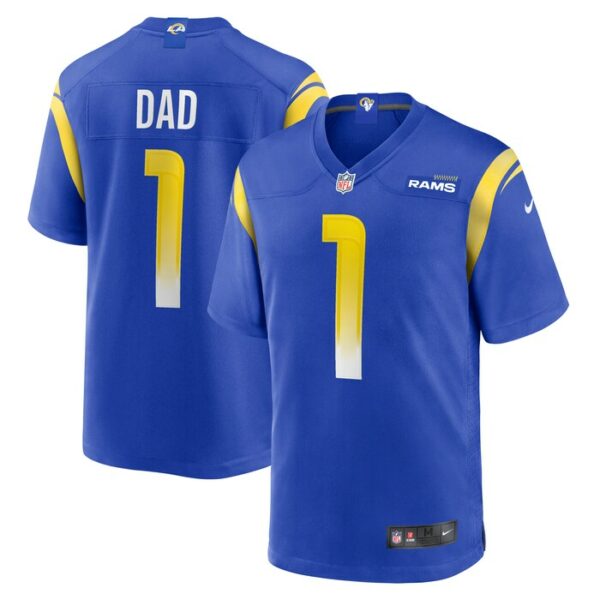 Number 1 Dad Los Angeles Rams Nike Game Jersey - Royal