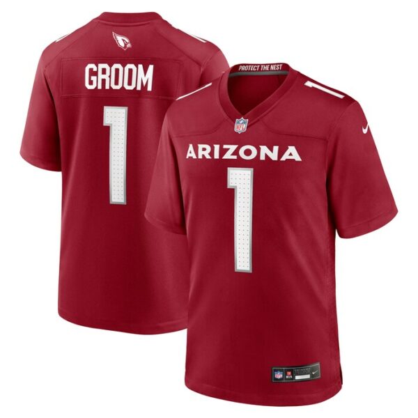 Number 1 Groom Arizona Cardinals Nike Game Jersey - Cardinal