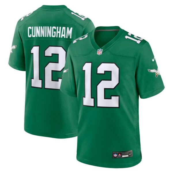 Randall Cunningham Philadelphia Eagles Nike Alternate Retired Player Game Jersey - Kelly Green