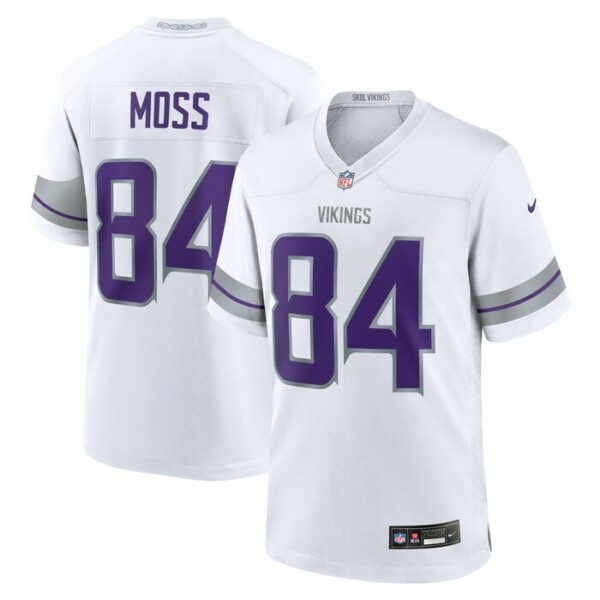 Randy Moss Minnesota Vikings Nike Alternate Retired Player Game Jersey - White