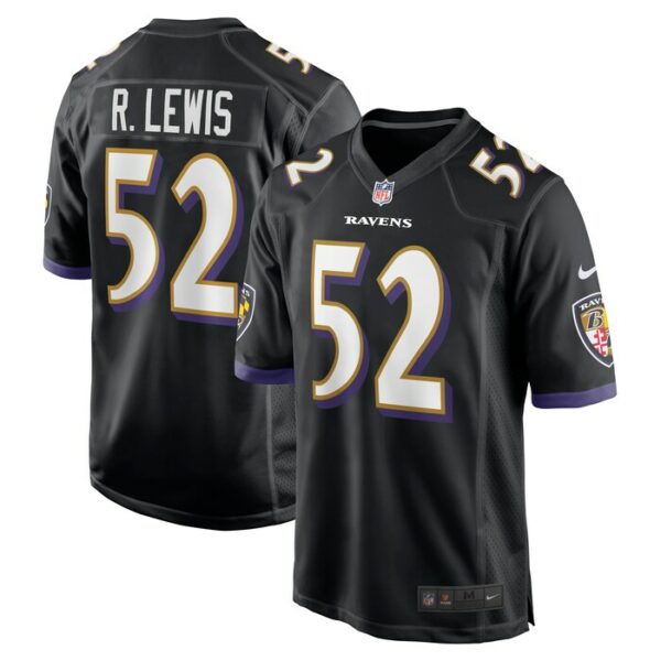 Ray Lewis Baltimore Ravens Nike Retired Player Jersey - Black