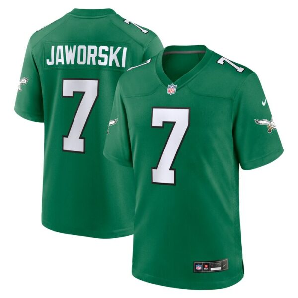 Ron Jaworski Philadelphia Eagles Nike Alternate Game Jersey - Kelly Green