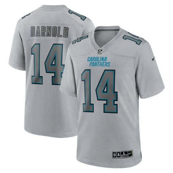 Sam Darnold Carolina Panthers Nike Atmosphere Fashion Game Jersey - Gray