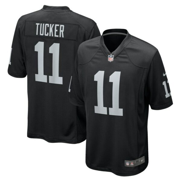 Tre Tucker Las Vegas Raiders Nike Team Game Jersey -  Black