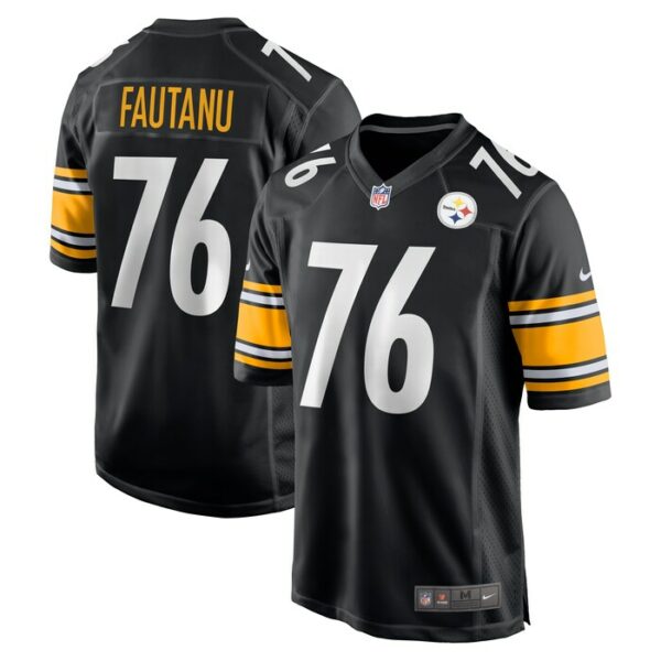 Troy Fautanu Pittsburgh Steelers Nike 2024 NFL Draft First Round Pick Player Game Jersey - Black