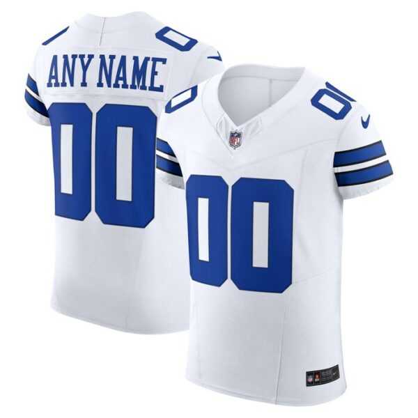 Dallas Cowboys Nike Vapor F.U.S.E. Elite Custom Jersey - White