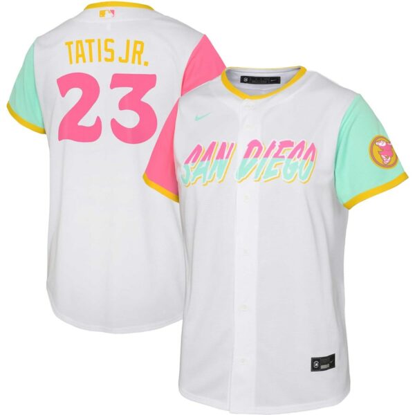 Fernando Tatis Jr. San Diego Padres Nike Infant City Connect Player Jersey - White