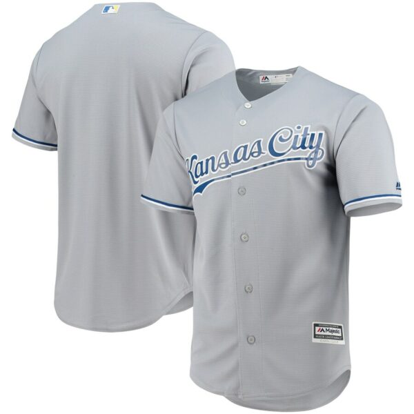 Kansas City Royals Majestic Team Official Jersey - Gray