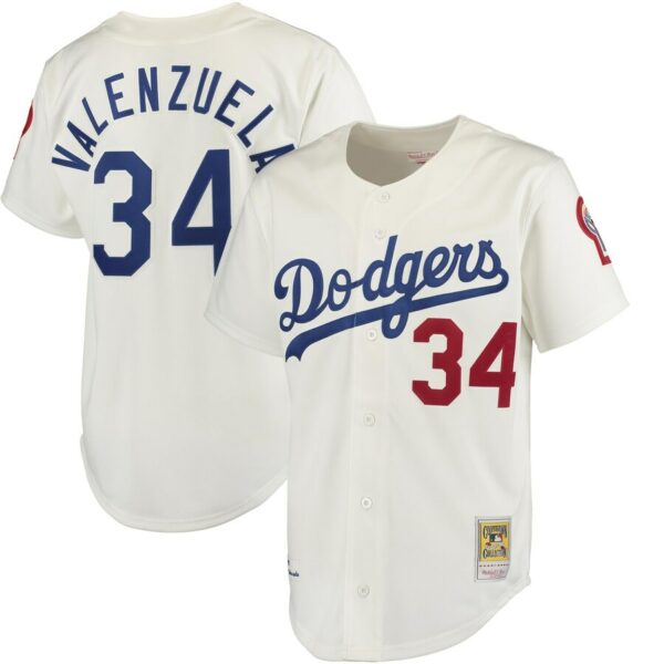 Fernando Valenzuela Los Angeles Dodgers Mitchell & Ness Jersey - White