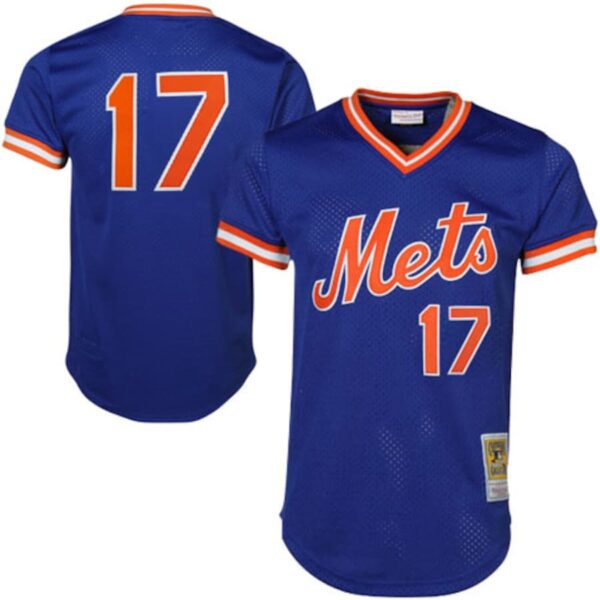 Keith Hernandez New York Mets Mitchell & Ness Cooperstown Mesh Batting Practice Jersey Royal