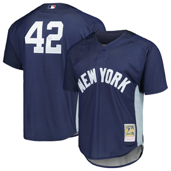 Mariano Rivera New York Yankees Mitchell & Ness Cooperstown Collection 2009 Batting Practice Jersey - Navy