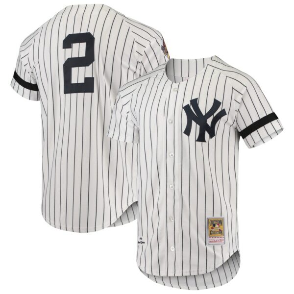 New York Yankees Mitchell & Ness Cooperstown Collection 1996 Home Jersey - White