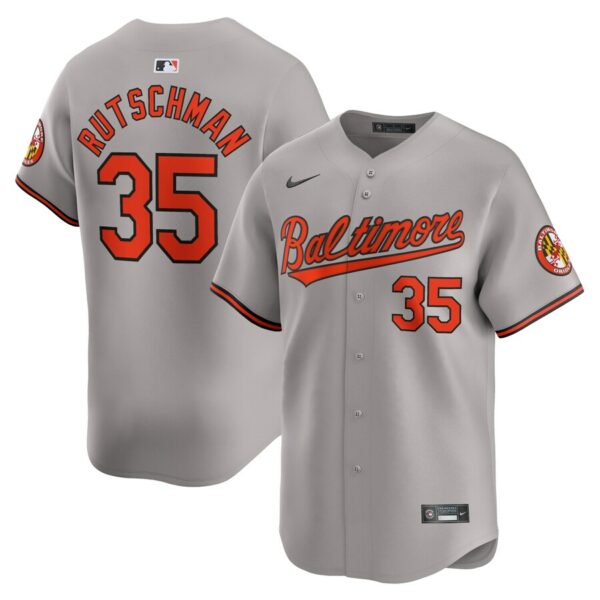 Adley Rutschman Baltimore Orioles Nike Road Limited Player Jersey - Orange