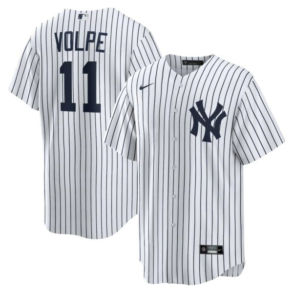 Anthony Volpe New York Yankees Nike Home Replica Player Jersey - White