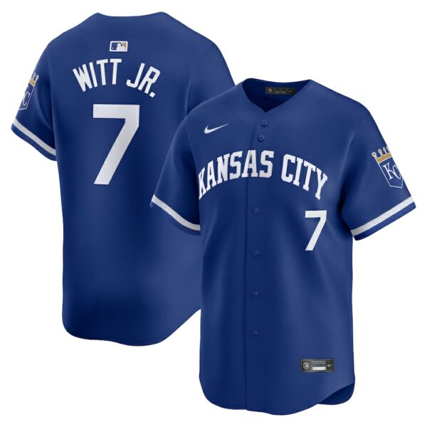 Bobby Witt Jr. Kansas City Royals Nike Alternate Limited Player Jersey - Royal