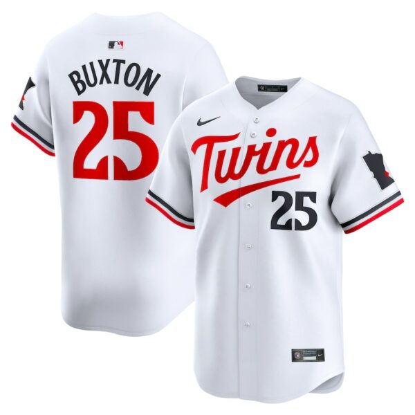 Byron Buxton Minnesota Twins Nike Home Limited Player Jersey - White