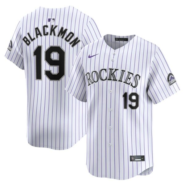 Charlie Blackmon Colorado Rockies Nike Home Limited Player Jersey - White