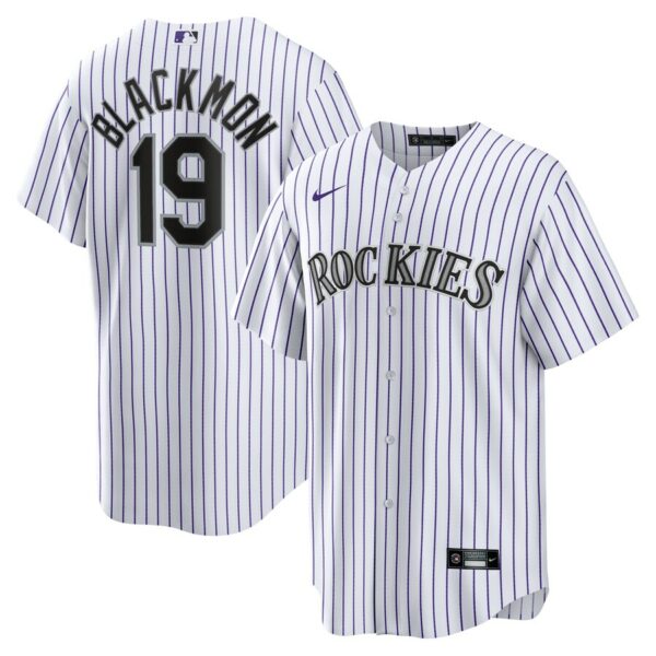 Charlie Blackmon Colorado Rockies Nike Home Replica Player Name Jersey - White