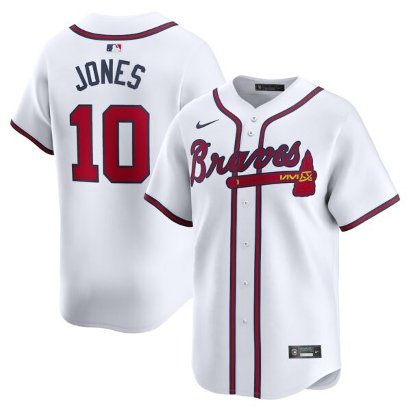 Chipper Jones Atlanta Braves Nike Home Limited Player Jersey - White