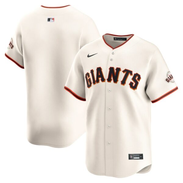 San Francisco Giants Nike Home Limited Jersey - Cream