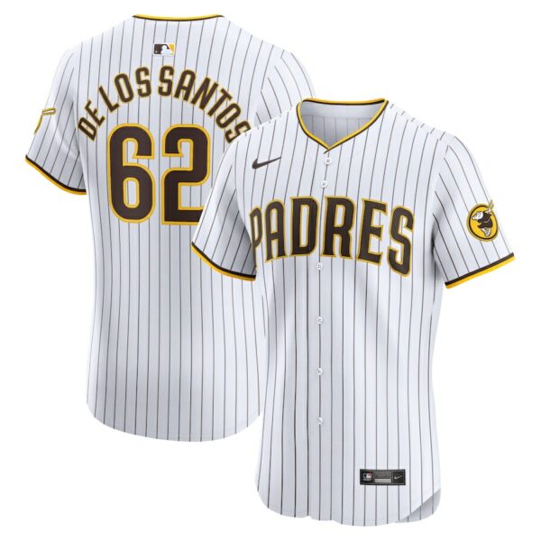 Enyel De Los Santos San Diego Padres Nike Home Elite Player Jersey - White