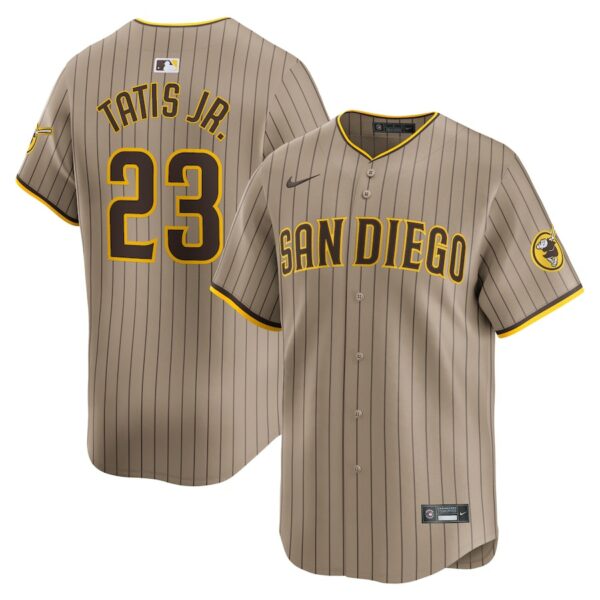 Fernando Tatis Jr. San Diego Padres Nike Alternate Limited Player Jersey - Tan