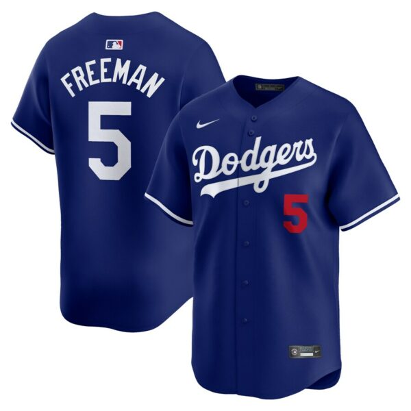 Freddie Freeman Los Angeles Dodgers Nike Alternate Limited Player Jersey - Royal