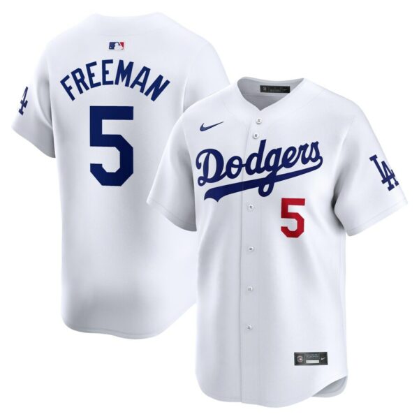 Freddie Freeman Los Angeles Dodgers Nike Home Limited Player Jersey - White