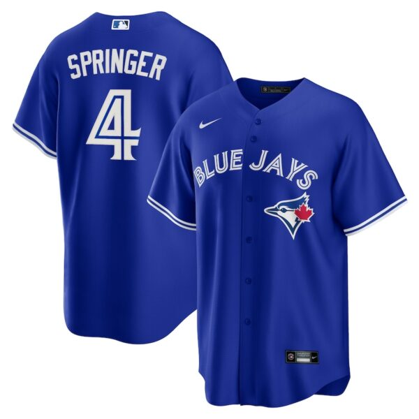 George Springer Toronto Blue Jays Nike Alternate Replica Player Jersey - Royal